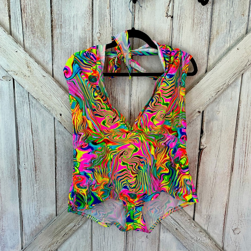 Disco Boogie Nights 70s Swimsuit-Club Wear